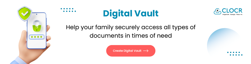 Help your family securely important documents
